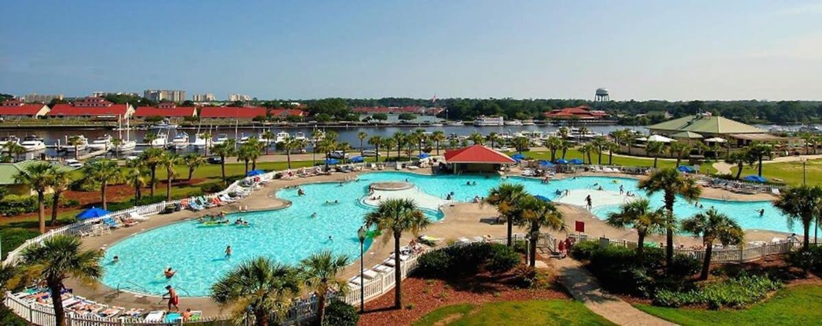 Waterfront Luxury Huge Condo With 15000Sf Pool Myrtle Beach Dış mekan fotoğraf